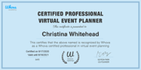 Certified Professional Virtual Event Planner Certificate